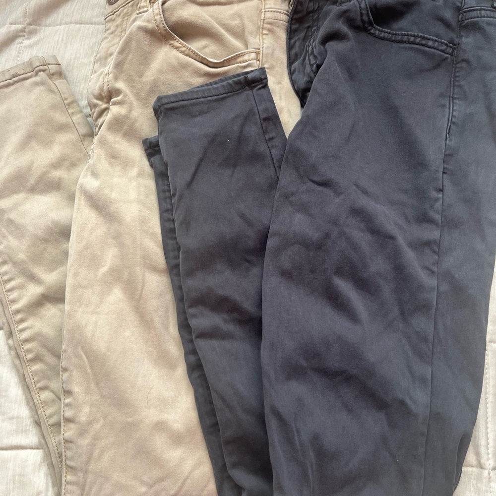 American Eagle Outfitters Chino Pants in Black and Khaki